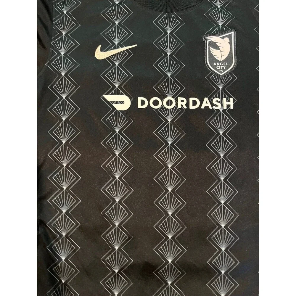 Nike Angel City FC 2024 Away Jersey – Youth XL (Fits Men’s XS) – Black – GUC